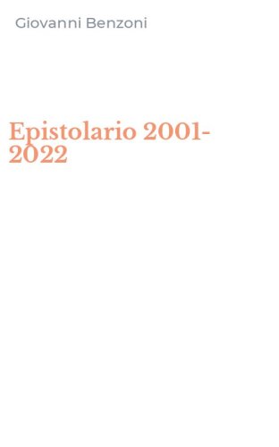 Epistolario 2001-2022