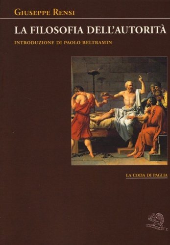 La filosofia dell'autorit&agrave;