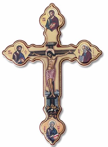 CROCE 4 EVANGELISTI - Misure: 16 x 11 cm.