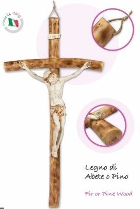 CROCE LEGNO ABETE - Misure 55 x 27.5 cm.