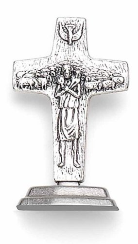 CROCE PAPA FRANCESCO CON BASE