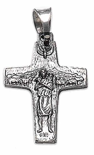 CROCE PAPA FRANCESCO IN ARGENTO