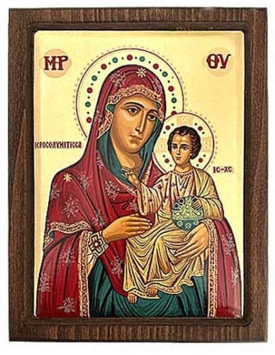 MADONNA DI GERUSALEMME 11X14 CM