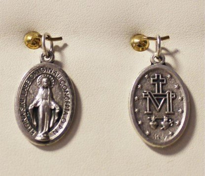 MADONNA MIRACOLOSA 22 MM - Medaglia in zama, altezza 22 mm