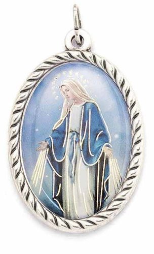 MEDAGLIA SACRA FAMIGLIA - Metallo con sticker a colori, dimensioni 2 x 1,60 cm.