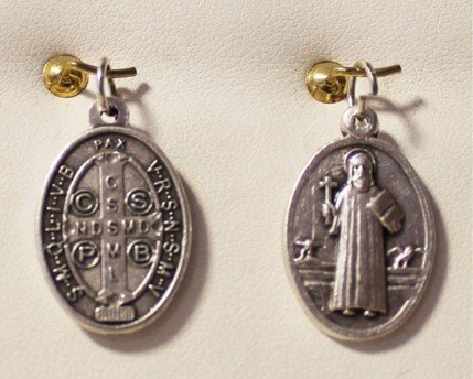 San Benedetto da Norcia - MEDAGLIA IN ZAMA, ALTEZZA 22 MM