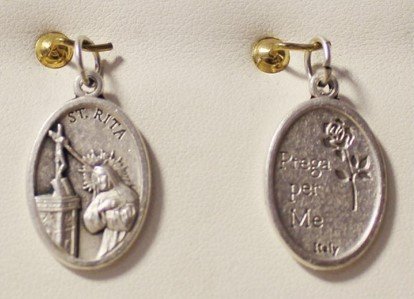 Santa Rita da Cascia - MEDAGLIA IN ZAMA, ALTEZZA 22 MM