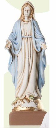 STATUA MADONNA MIRACOLOSA - Altezza 15 cm
