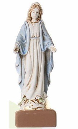 STATUA MADONNA MIRACOLOSA - Altezza 10 cm