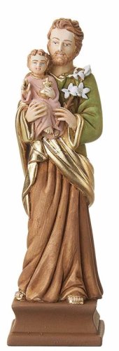 STATUA RESINA S.GIUSEPPE CM 15