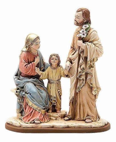 STATUA SACRA FAMIGLIA - Altezza 14 cm