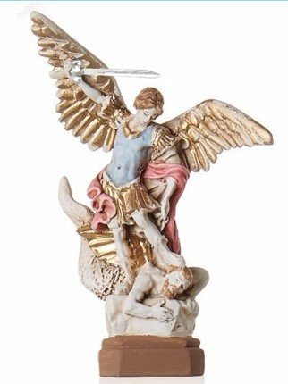 STATUA SAN MICHELE ARCANGELO - Altezza 10 cm