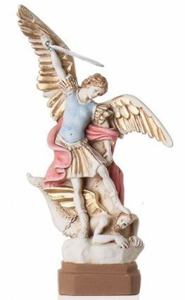 STATUA SAN MICHELE ARCANGELO - Altezza 15 cm