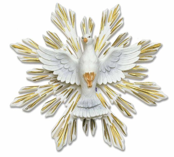 STATUE SPIRITO SANTO RESINA 24CM
