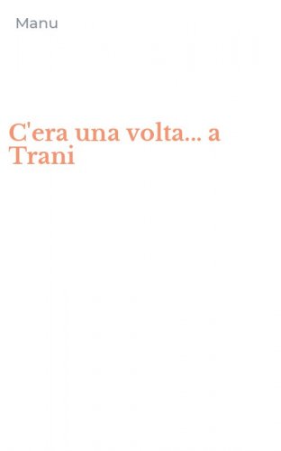 C'era una volta... a Trani