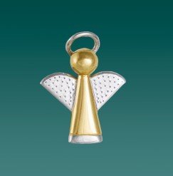 CIONDOLO ANGELO CON CATENINA ARGENTO 925