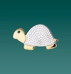 CIONDOLO TARTARUGA CON CATENINA ARGENTO 925