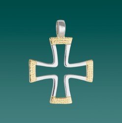 CROCE CON CATENINA ARGENTO 925