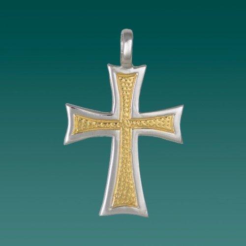 CROCE E CATENINA ARGENTO 925 - QUESTO ARTICOLO E' FRUTTO DI UNA LAVORAZIONE ARTIGIANALE. REALIZZATO INTERAMENTE IN ITALIA