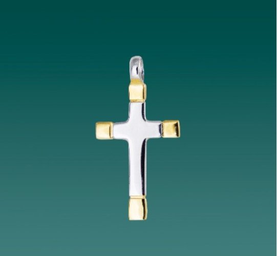CROCE E CATENINA ARGENTO 925 - QUESTO ARTICOLO E' FRUTTO DI UNA LAVORAZIONE ARTIGIANALE. REALIZZATO INTERAMENTE IN ITALIA