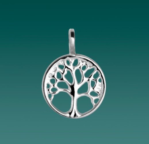 ROD ALBERO DELLA VITA + CATENINA ARGENTO 925 - ARGENTO RODIATO
