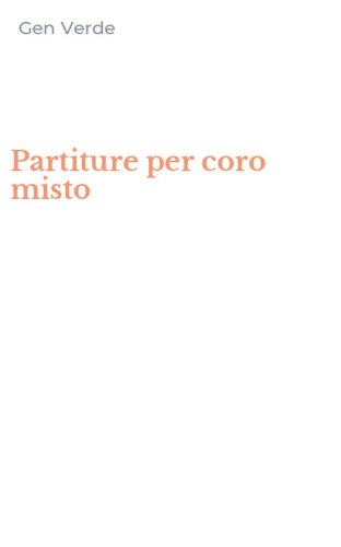 Partiture per coro misto