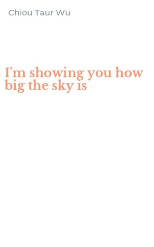 I'm showing you how big the sky is