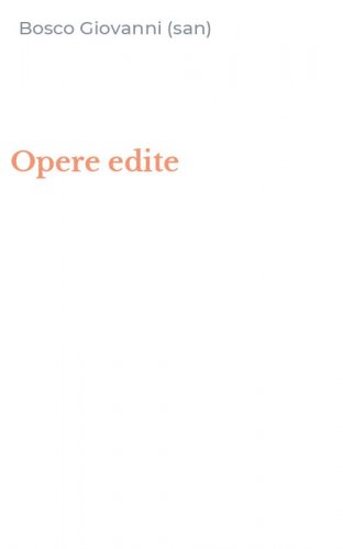 Opere edite