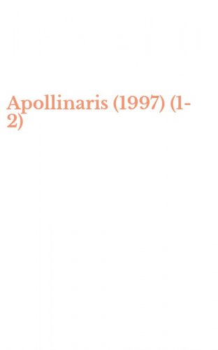 Apollinaris (1997) (1-2)