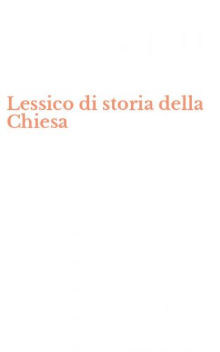 Lessico di storia della Chiesa