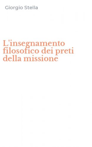 L'insegnamento filosofico dei preti della missione