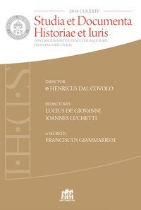 Studia et documenta historiae et iuris