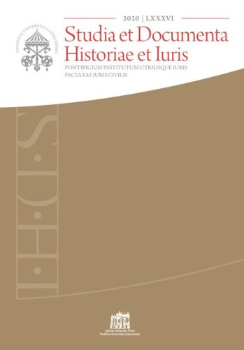 Studia et documenta historiae et iuris