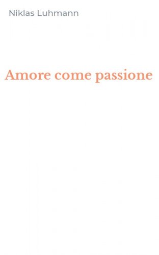 Amore come passione