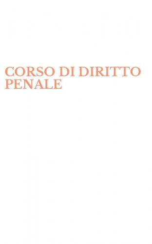 CORSO DI DIRITTO PENALE