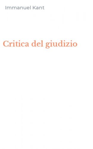 Critica del giudizio