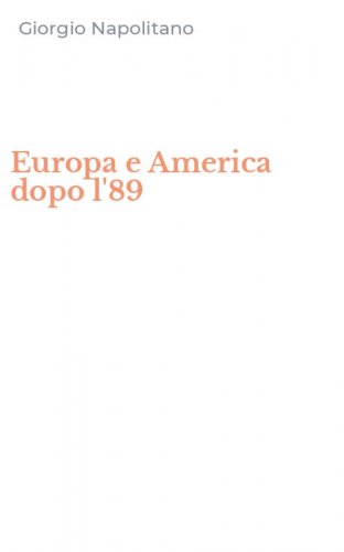 Europa e America dopo l'89