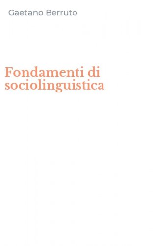 Fondamenti di sociolinguistica