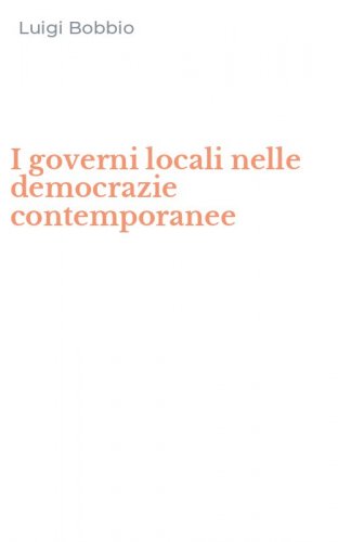 I governi locali nelle democrazie contemporanee