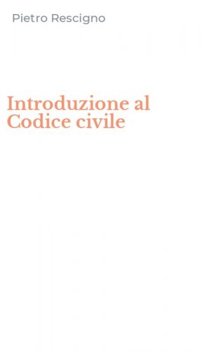 Introduzione al Codice civile