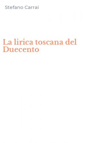 La lirica toscana del Duecento