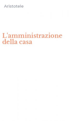 L'amministrazione della casa