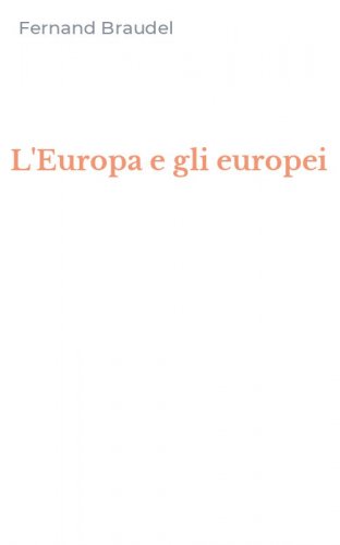L'Europa e gli europei