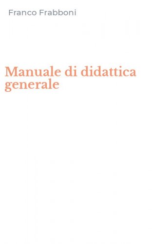 Manuale di didattica generale