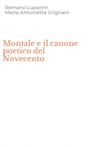 Montale e il canone poetico del Novecento