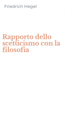 Rapporto dello scetticismo con la filosofia