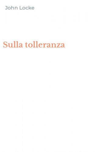 Sulla tolleranza