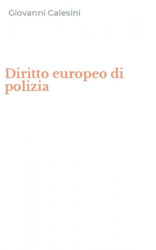 Diritto europeo di polizia