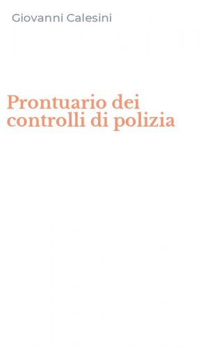 Prontuario dei controlli di polizia