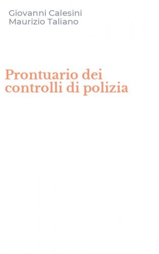 Prontuario dei controlli di polizia